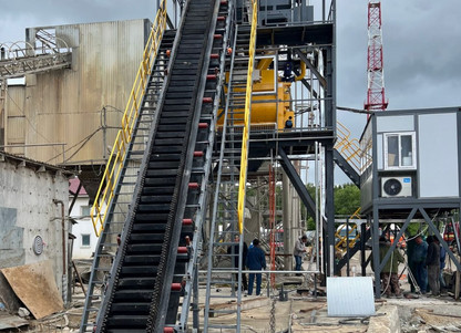Осуществлена поставка бетонного завода YSC – 120 (Московская область, г. Троицк)